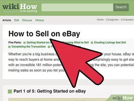 Crea un'attività Drop Ship su eBay Passaggio 1