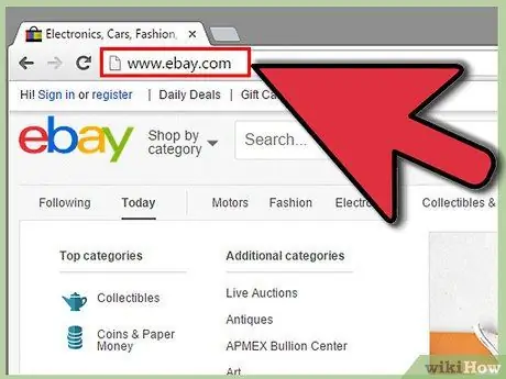 Բացեք eBay հաշիվ Քայլ 1