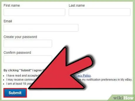 Åpne en eBay -konto Trinn 4