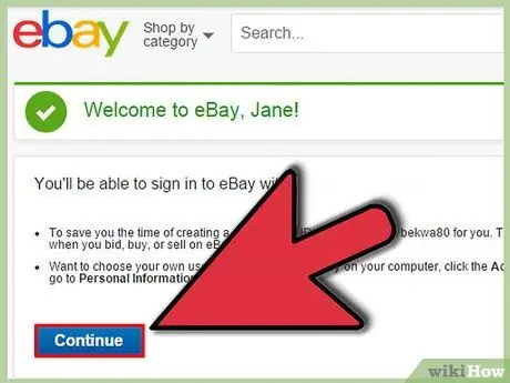 Откройте счет на eBay Шаг 5