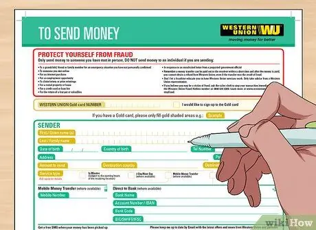 Geld ontvangen van Western Union Stap 12