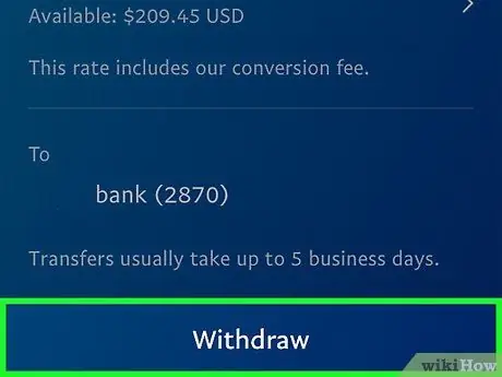 Use PayPal to Transfer Money Step 9