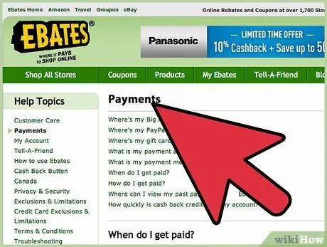 از مرحله 16 Ebates استفاده کنید