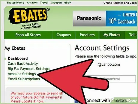 از مرحله 6 Ebates استفاده کنید