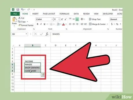 Microsoft Excel менен жөнөкөй чек китепчесин түзүү 17 -кадам