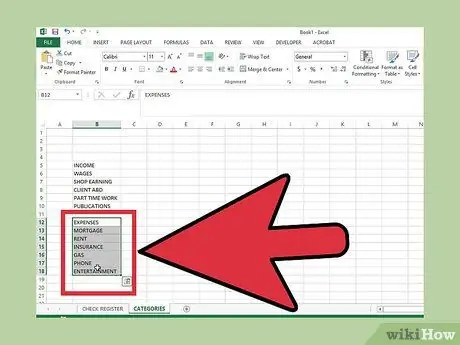 สร้างสมุดเช็คอย่างง่ายด้วย Microsoft Excel ขั้นตอนที่ 18