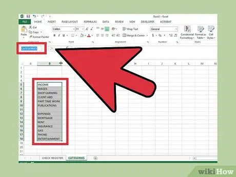 Criar um simples registro de talão de cheques no Microsoft Excel Etapa 19