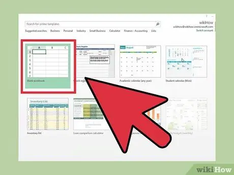 ایجاد یک دفترچه چک ساده با Microsoft Excel مرحله 2