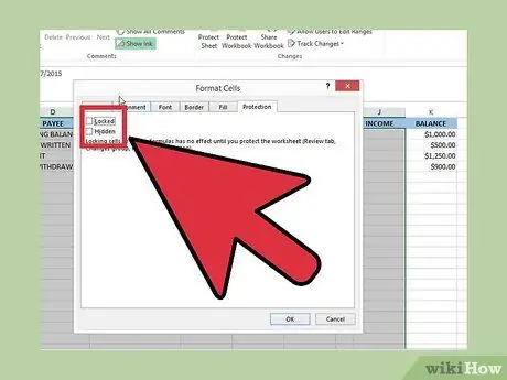 Crie um talão de cheques simples, registre-se no Microsoft Excel Etapa 22