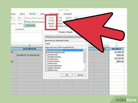 Microsoft Excel Adım 23 ile Basit Bir Çek Defteri Kaydı Oluşturun