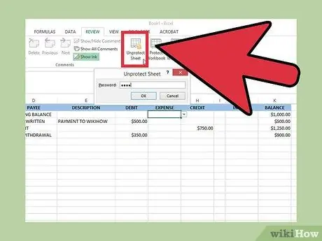 Microsoft Excel ilə sadə bir çek dəftəri qeydiyyatı yaradın Adım 24