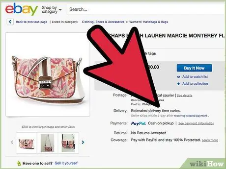 قم بالمزايدة على eBay الخطوة 2