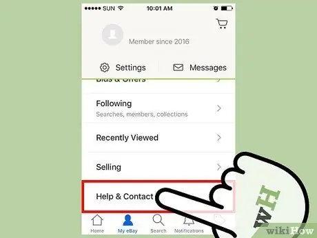 Võtke ühendust eBayga 18. samm