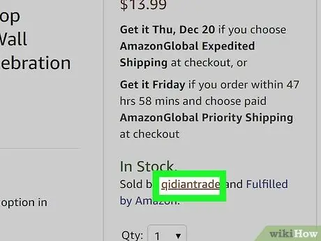 Kontakta en säljare på Amazon Steg 3