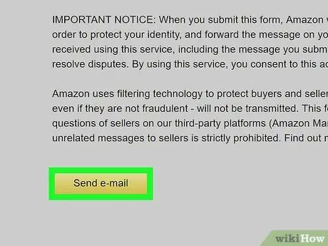 Επικοινωνήστε με έναν πωλητή στο Amazon Βήμα 9