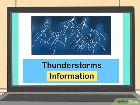 Affrontez votre peur des orages Étape 14