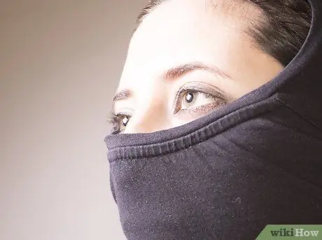 Maak 'n ninja masker Stap 15