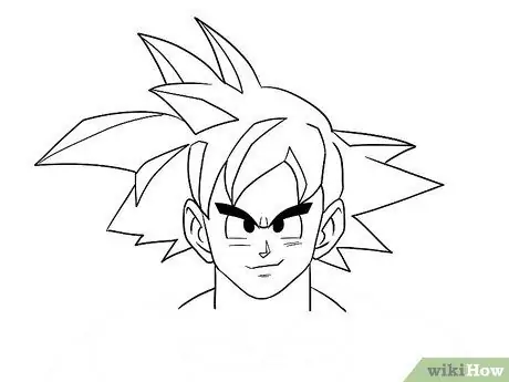 Tegn Goku Trinn 11