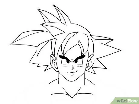 Tegn Goku Trinn 12