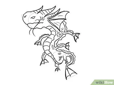 Desenați un dragon Pasul 28