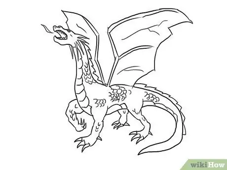 Dessiner un dragon Étape 15