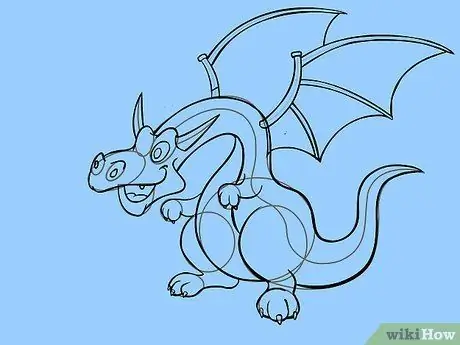 Draw a Dragon Step 11