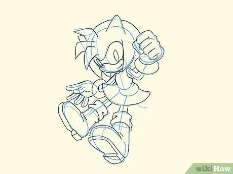 Desenați personaje Sonic Pasul 22