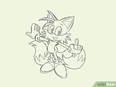 Desenhar Personagens Sonic - Etapa 36