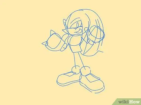 Desenați personaje Sonic Pasul 43