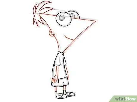 Lukis Phineas Flynn dari Phineas dan Ferb Langkah 18