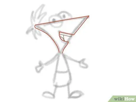 Lukis Phineas Flynn dari Phineas dan Ferb Langkah 26