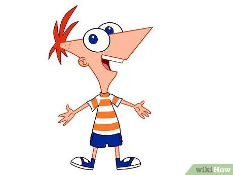 Desenați Phineas Flynn din Pasul 31 Phineas și Ferb