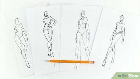 Dessiner des croquis de mode Étape 2