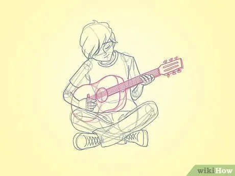 Dessiner des guitares Étape 10