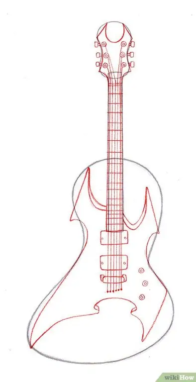 Gitara çəkin Adım 11