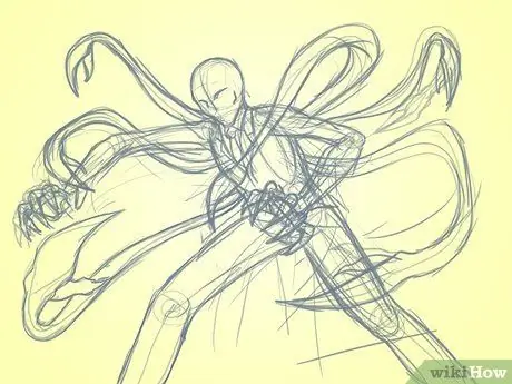 Draw Slender Man Trinn 12