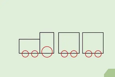 Disegna un treno Passo 9