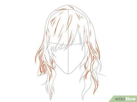 Σχεδιάστε Anime Hair Βήμα 3