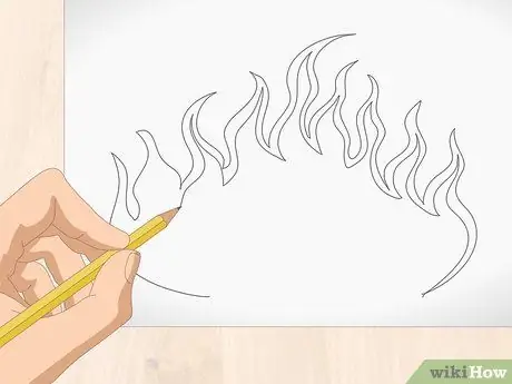 Draw Flames Step 10