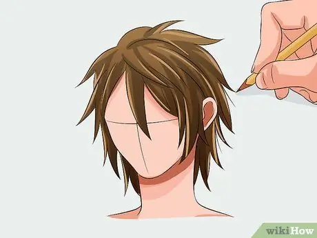 Draw Manga Hair Step 5