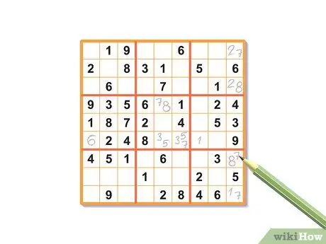 Vyriešte sudoku, krok 11