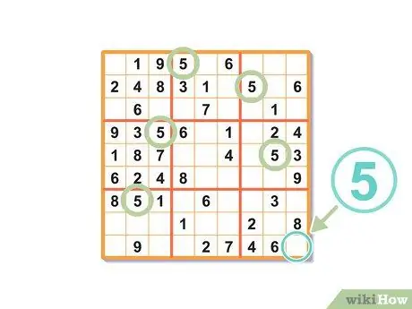 Bir Sudoku Addım 09 həll edin