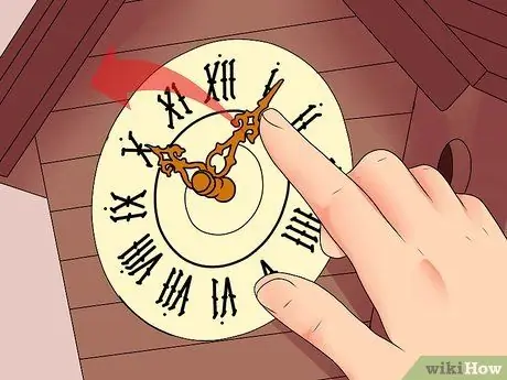 Set a Cuckoo Clock Step 5