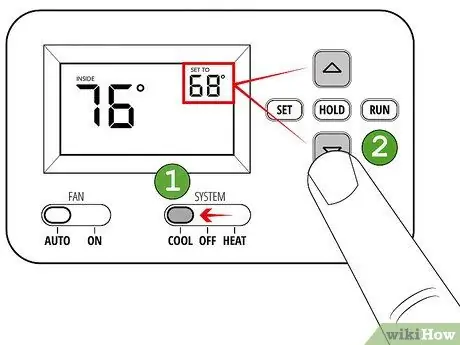 Magtakda ng isang Termostat Hakbang 3