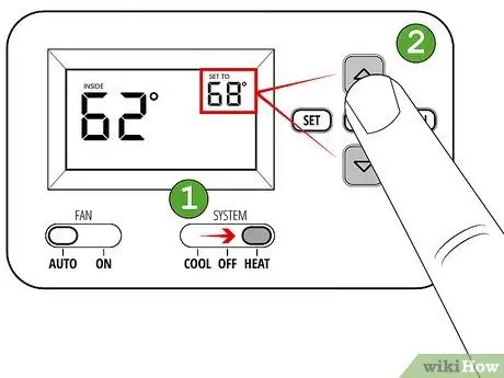 Régler un thermostat Étape 4