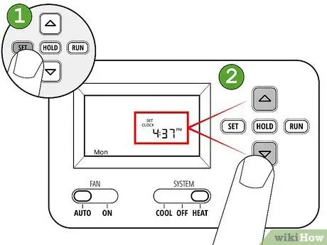 Régler un thermostat Étape 7