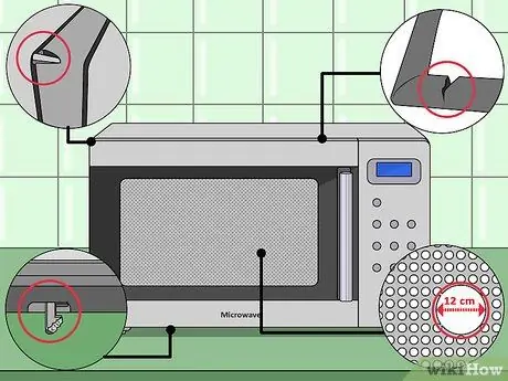 Verifique se há vazamentos em um micro-ondas. Etapa 15