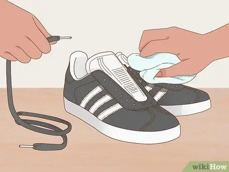 Clean Adidas Gazelles Step 1