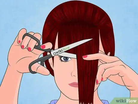 Cut Bangs Step 15