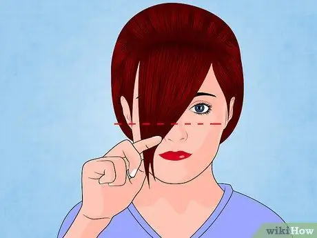 Cut Bangs Step 5